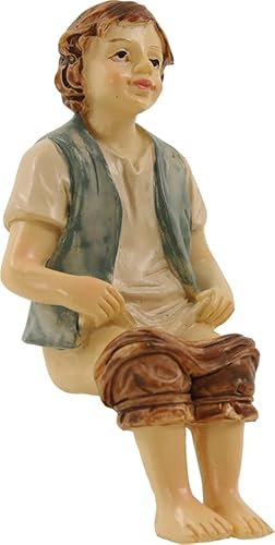 FADEDA Toilet Seat Medium Height 7 cm Hand Painted Detailed Nativity Figures Christmas Table Decoration Nativity Accessories