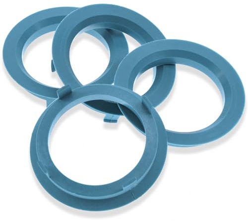4X Zentrierringe 70,1 x 56,1 mm Hellblau Felgen Ringe Made in Germany