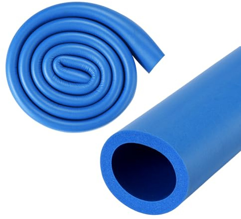 M METERXITY Tube en Mousse d'Isolation de Tuyau, 32mm ID 44mm OD 1m de Longueur, Tube en Mousse Souple et Flexible pour l'Isolation de Tuyaux pour Support de Poignée/Guitare [Bleu]