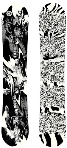 Airtracks Tabla de snowboard para hombre Freeride Freestyle – Read My Mind Snowboard Wide Hybrid Rocker 157 cm