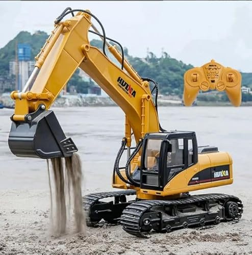 RC Kettenbagger Huina 1535 RC Bagger 2,4 GHz 1:14 Metallschaufel
