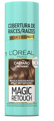 L'OREAL PARIS Magic Retouch Spray Retoca Raíces y Canas Castaño 75ml