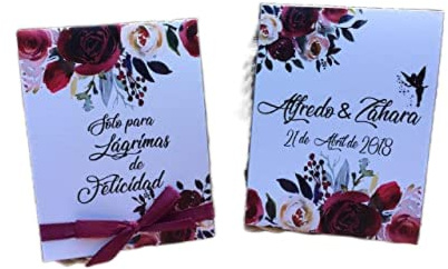 Lágrimas de Felicidad para Bodas con pañuelo de papel
