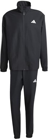 adidas Herren 3 STRIPES WOVEN TRACKSUITS, black, L