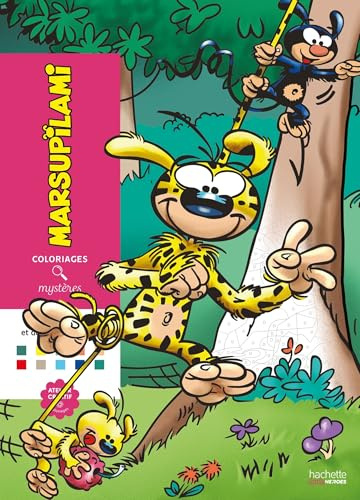 Coloriages mystères - Marsupilami: Colorie les chiffres et découvre l'image