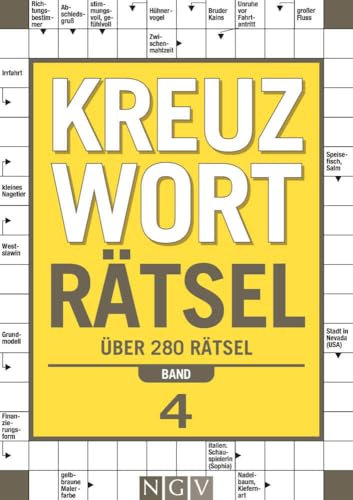 Kreuzworträtsel - Band 4: Über 280 Rätsel I Perfektes Geschenk für Rätselfreunde und Denksport-Begeisterte