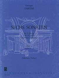 6 sonater Volym 2 (nr 4-6): för 2 flöjter/flöjt och violin) och Bc
