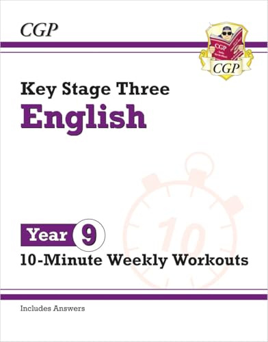 KS3 Year 9 English 10-Minute Weekly Workouts (CGP KS3 10-Minute Tests)