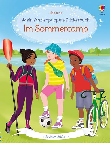 Mein Anziehpuppen-Stickerbuch: Im Sommercamp: Stickerheft mit vielen Anzieh-Stickern - Abenteuer im Ferienlager - für Kinder ab 5 Jahren