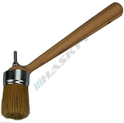 1 Pinsel Reifenmontagepaste Montagepaste kurz 22 cm Rund Winkel Montagewax PKW