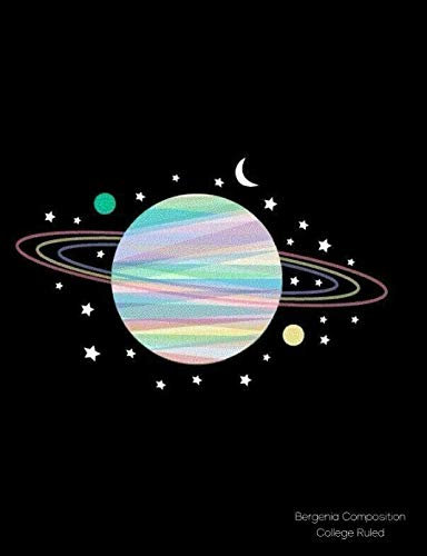 Bergenia Composition College Ruled: College ruled notebook