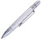 TROIKA CONSTRUCTION LILIPUT – PIP25/SI – Multitasking-Kugelschreiber (klein) – Tool Pen– Zentimeter-/Zoll-Lineal – Schlitz-/Kreuzschraubendreher – Stylus (silber) – TROIKA-Original