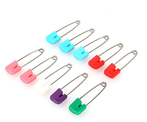 Haofy Bébé Infantile Enfant Enfants Goupille de Sécurité, 10 Pièces Artisanat épingles de Sécurité à Coudre Tenir Verrouillage Bébé Enfants Robe Couche en Tissu