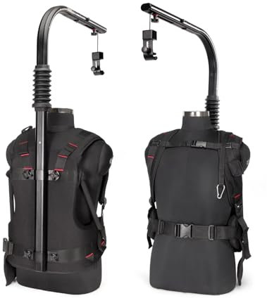 Gilet di supporto ergonomico professionale FLYCAM Flowline 400N per gimbal. Carico utile fino a 8-10 kg/17,6-22 libbre. Adatto a diverse taglie (FLCM-FLN-400N)