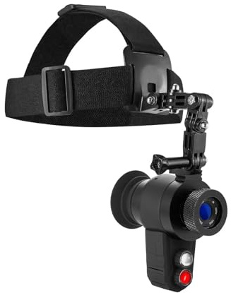 Appareil de vision nocturne numérique avec objectif de mise au point de 40 mm, détection d'étendue de 300 m, support de tête gratuit pour l'observation de sécurité de la randonnée, appareil de trois