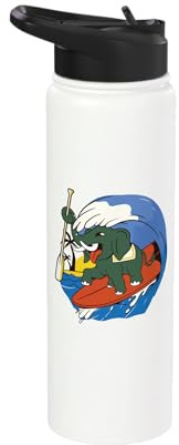 SUP Surfing Elephants Stand Up Paddle paddling supboard SUP Stainless Steel Insulated Water Bottle