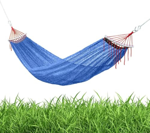 Utomhushängmatta Portabelt Mesh-nät Fungerar En Gunga Och En Sovplats | Trädnätshängmatta För Bakgård Trädgård Uteplats Trädäck Balkonger Camping Och