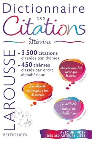 DICTIONNAIRE DES CITATIONS LITTERAIRES