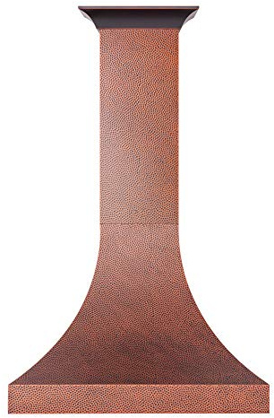 ZLINE 30 Designer Series Hand-Hammered Copper Finish Wall Range Hood (8632H-30)