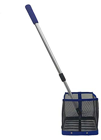 learnarmy Tischtennis Ballsammler mit abnehmbarem Griff für bis zu 125 Bälle Zeitsparender Netzball-Picker-Sammler.