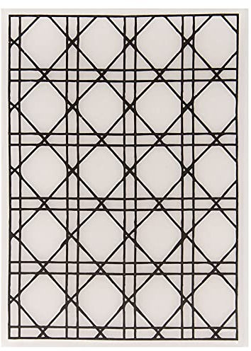 arriettycraft Prägeschablone aus Kunststoff, kariert, für Kartenherstellung, Diamant-Plaid, Prägeschablone für Scrapbooking oder Papierbasteldekoration