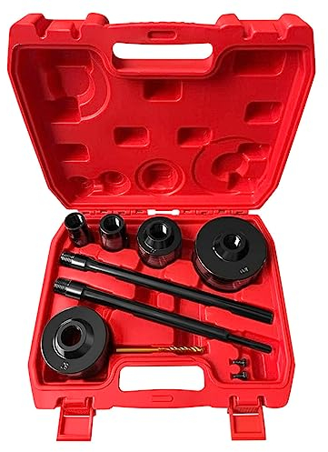 RVIQI 9er Betonlochsäge,Bohrkronen Set 30mm 40mm 65mm 80mm 100mm Kernbohrer mit 300mm Rundgriff SDS Plus und SDS Max Dosenbohrer Steinbohrer Öffnung Bohrer für Ziegel, Beton, Zement Stein