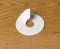 Self-Adhesive Radiator Pipe Covers, Collars, Surrounds, Rose 15mm for Laminate, Engineered, Vinyl Flooring (White)