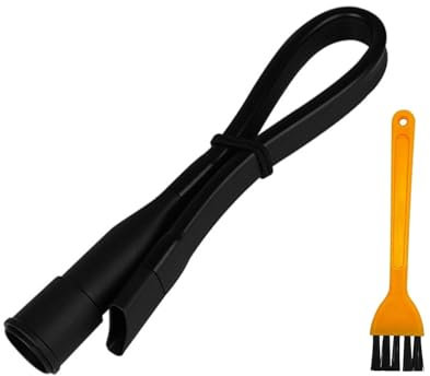 CLKE 62cm Extra Long Flexible Crevice Tool, with Vacuum Cleaner Nozzle for Hoovers, Vacuum Cleaner Attachments for Cleaning Car Seats, Furniture Gaps, with Brush