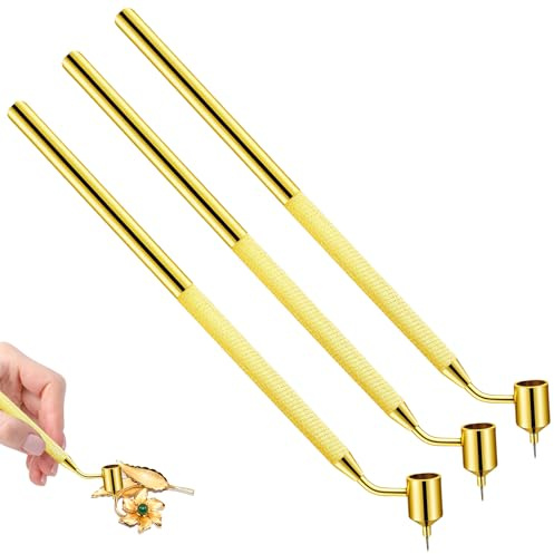 WIYETY Fluid Writer Pen Paint Pen 3 pezzi Fine Line Pennarelli Slanting Fine Line per la riparazione di colpi di pietra, graffi, oro, 0,3 mm + 0,5 mm + 0,7 mm