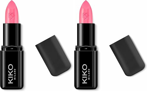 KIKO Milano Smart Fusion Lipstick 419, Rouge À Lèvres Riche Et Nourrissant Au Fini Lumineux (Lot de 2)