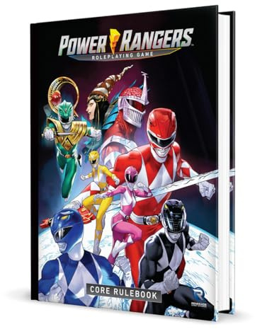 Renegade Game Studios Power Rangers Roleplaying Game Core Rulebook, Hardcover Full Color 260 Pages Ages 14+