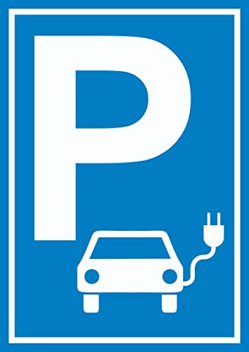 HB-Druck Parkplatz Elektrofahrzeug Schild A5 (148x210mm)