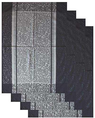 KH-Haushaltshandel 4 Stück Geschirrtücher, ca. 50 x 70 cm, 100% Baumwolle, Geschirrtuch, Trockentuch (Dessin14)