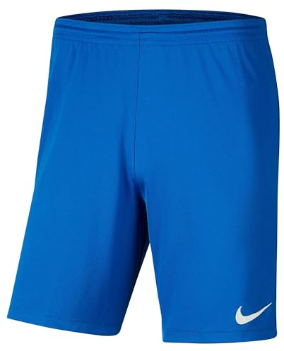 NIKE Mens Dri-fit Park 3 Shorts, Royal Blue/White, S EU