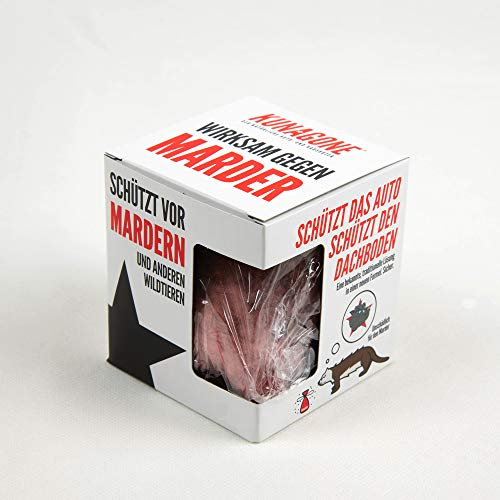 AROBA Kunagone natürlicher wirksamer Schutz gegen Marder & Wildtiere Marderabwehr Marderschutz Marder Stop Anti Marder Schreck für Auto Motorrad Camping Dachboden Keller Haus Carport Naturprodukt