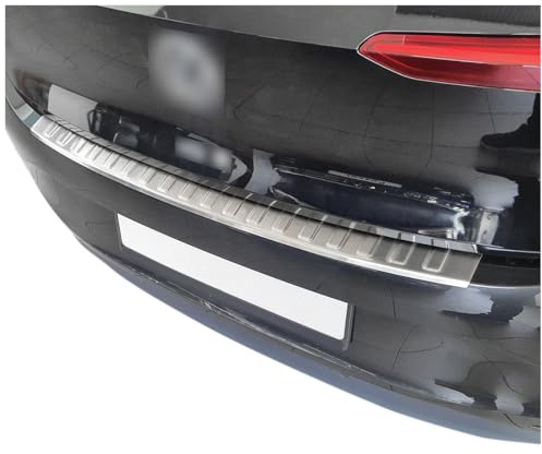tuning-art BL1001 Ladekantenschutz mit Abkantung passend für Volkswagen ID.3 2020-2022, Farbe:Silber