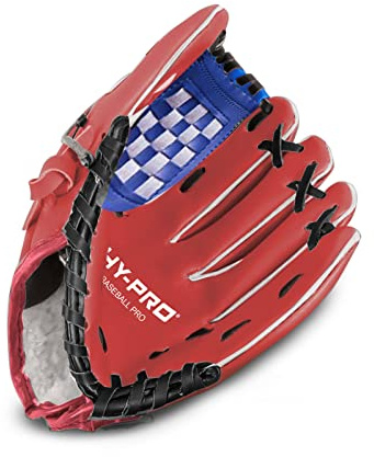 Hy-Pro Kids Baseball Glove & Ball - 10.5 Glove Left Hand Catcher 9 Baseball Kit