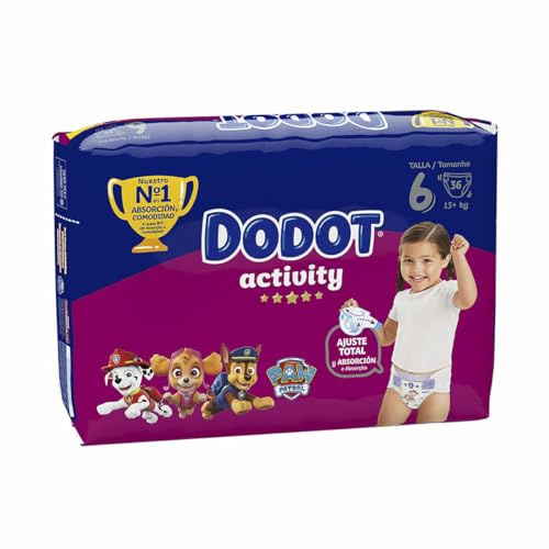 Dodot Activity Jumbo Pack Talla 6-36 uds.