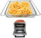 BBQCuker Stainless Steel Rectangular Air Fryer Basket for Ninja Woodfire Pizza Oven, 13.3 x 12.8, Compatible with OO100, OO101, OO102, OO151, OO100C and OO102C