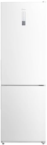 Midea Frigorifero Combi No Frost | 59,5 cm di larghezza x 188 cm di altezza | Bianco | Frigorifero combinato libero installazione 224 L + 86 L congelatore - Frigorifero a risparmio energetico con
