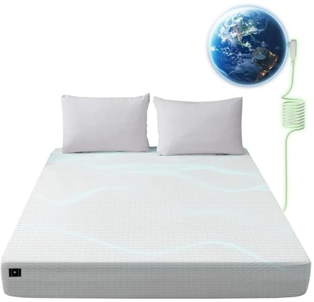 Grounding Sheets Twin,12% Pure Silver,Grounded Bed Sheet,Grounding Fitted Sheet with Deep Pockets,Improved Sleep,Earth Connecting Bedding (Beige,Twin)