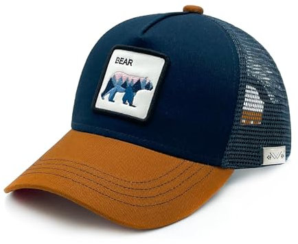 Kinder Trucker Caps für Jungen, Kleinkind Snapback Mesh Baseball Hut für Alter 2-6