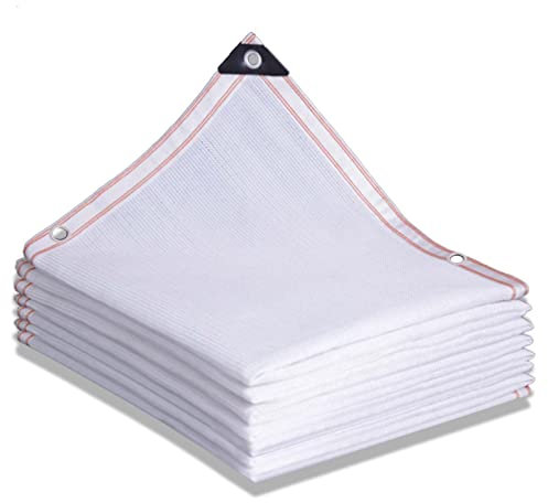 Tenda parasole resistente ai raggi UV all'80%, 3 x 9 m, in tessuto resistente per patio e giardino con occhielli, ideale per proteggere le piante del prato e soluzione estiva all'ombra