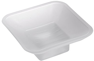Kapitan Quattro Soap Dish Replacement Frosted Thick Glass Squre Style