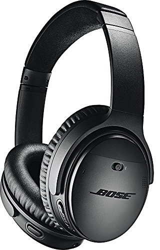 Bose QuietComfort 35 (Series II) Wireless Headphones, Noise Cancelling - Black (Renewed)