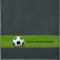 Manutextur Handtuch mit Namen - personalisiert - Motiv Sport - Fußball - viele Farben & Motive - Dusch-Handtuch - anthrazit - Größe 50x100 cm - persönliches Geschenk mit Wunsch-Motiv und Wunsch-Name