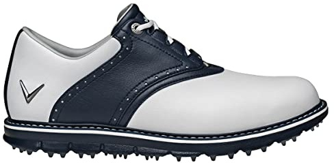 Callaway Golf Lux Premium - Zapatos de Golf de Cuero Impermeables