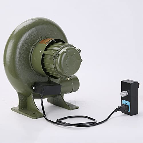 AZICYN Souffleur de Forge électrique à Vitesse Variable 40W-370W, Ventilateur de Barbecue Haute Puissance, pour ménage, Barbecue, Ventilateur centrifuge de forgeage Industriel - 220V (40W