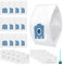 13 Stück Staubsaugerbeutel für Miele 3D Efficiency GN Staubsauger Classic C1 Complete C2 C3, S227, S600, S5000 und S8000 Serie Staubbeutel