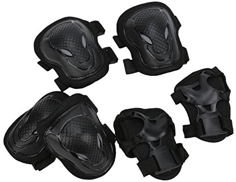 Roller Skate Protection Gear Set Adjustable Knee Elbow Pads Wrist Guards Comfortable for Adult